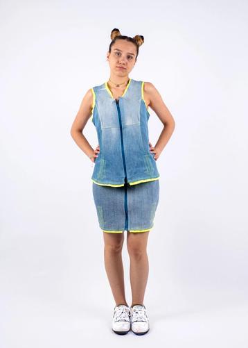 Upcycled Sleeveless Top by Pixel Polly