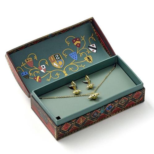Harry Potter Quidditch Oorbellen en Ketting Gift Set, Verzamelen, Harry Potter, Ophalen of Verzenden