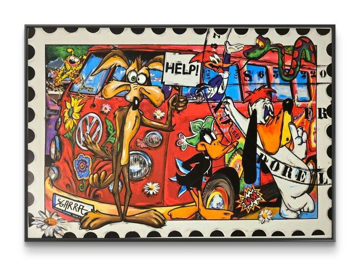 Robert Sgarra - Coyote and co, Antiek en Kunst, Kunst | Designobjecten