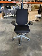 Refurbished Steelcase Gesture bureaustoel, incl. nieuwe stof, Ergonomisch, Bureaustoel, Zo goed als nieuw, Zwart