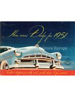 1951 DODGE CORONET, MEADOWBROOK, WAYFARER BROCHURE ENGELS, Nieuw