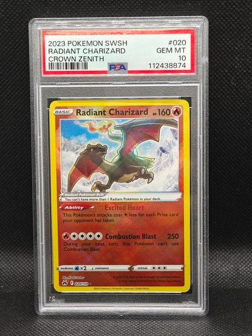 Pokémon - 1 Graded card - Pokémon - PSA 10 Mint Radiant, Hobby en Vrije tijd, Verzamelkaartspellen | Pokémon
