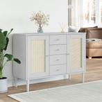 vidaXL Dressoir SENJA rattan-look 112x40x80 cm massief, Huis en Inrichting, Verzenden, Nieuw