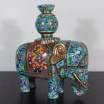 Large Elephant - Cloisonné Emaille - China - 20e eeuw