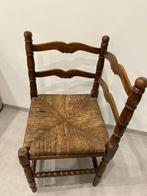 Stoel - Hoekstoel - Eik - Hollands houten hoekstoel, Antiek en Kunst