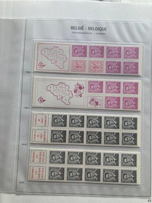 België 1969/1994 - Verzameling boekjes op Davo albumbladen -, Postzegels en Munten, Postzegels | Europa | België