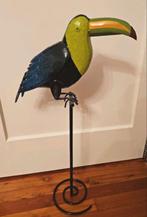 Sculptuuur voor buiten, Tukan Vogel - 80 cm - IJzer - 2017, Antiek en Kunst