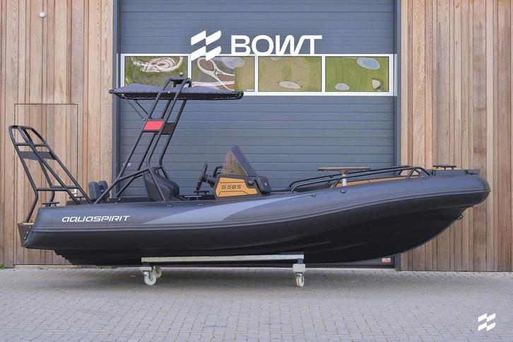 AQUASPIRIT S585DC | Aluminium RIB | D-Tubes | Max. 150 PK, Watersport en Boten, Rubberboten, Ophalen