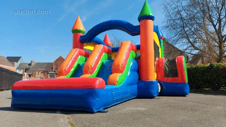 springkasteel schuifaf, Hobby en Vrije tijd, Feestartikelen | Verhuur, Ophalen