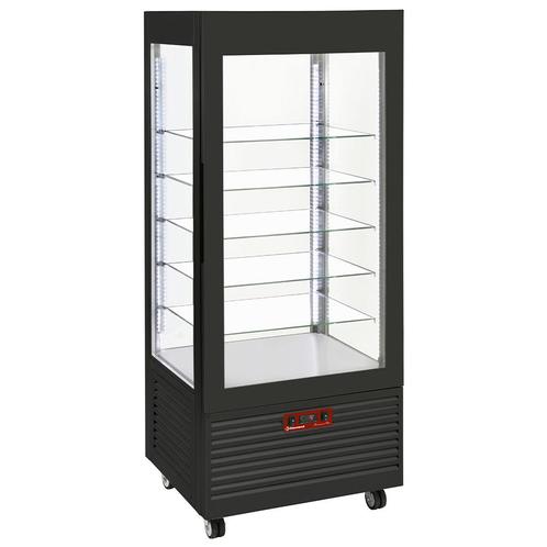 Gebaksvitrine | 480L | Zwart | +2°C/+10°C | 6 Schappen |, Zakelijke goederen, Horeca | Keukenapparatuur, Nieuw in verpakking, Verzenden