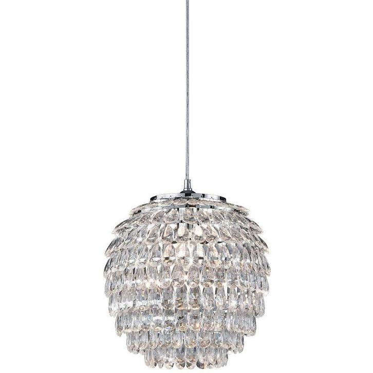 LED Hanglamp Trion Pety - Elegante Mat Chroom Aluminium E27, Maison & Meubles, Lampes | Plafonniers, Envoi