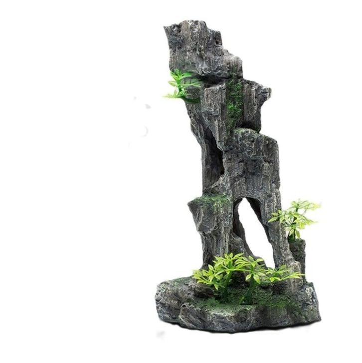 Steile rots met doorkijk / Aquarium decoratie As-917, Dieren en Toebehoren, Vissen | Aquaria en Toebehoren, Nieuw, Verzenden