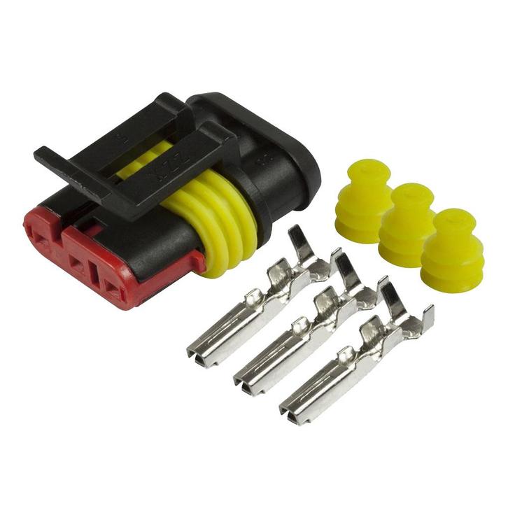 AMP Superseal 3-Polig Female, 0.50mm², Auto-onderdelen, Elektronica en Kabels, Ophalen of Verzenden
