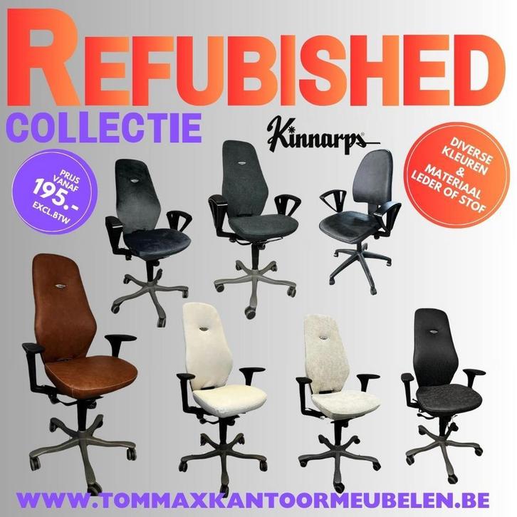 Ergonomische Bureaustoelen Kinnarps diverse kleuren, Huis en Inrichting, Bureaustoelen, Ergonomisch, Zo goed als nieuw, Bureaustoel