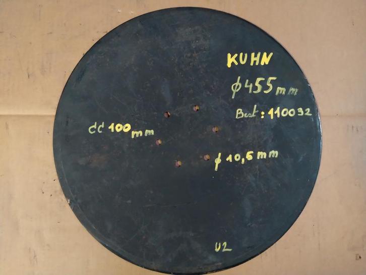 Kouterschijf Ø455mm Kuhn 110032, Zakelijke goederen, Landbouw | Onderdelen | Banden, Velgen en Assen, Verzenden