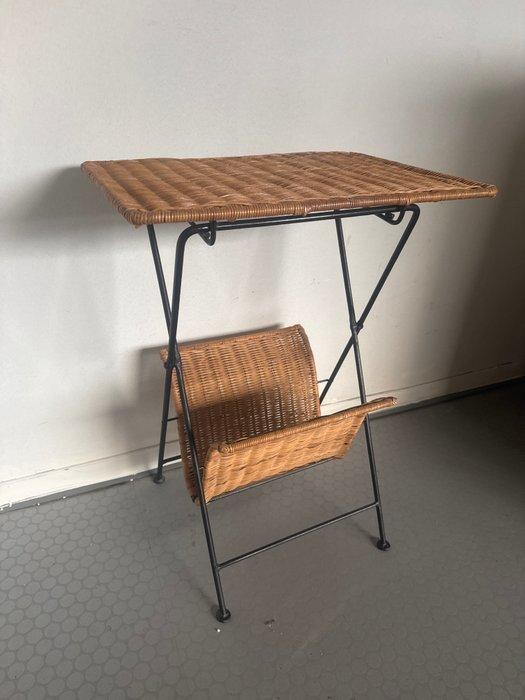 Bijzettafel - Rattan, Metaal, Antiquités & Art, Art | Objets design