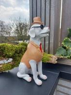 Beeld, Mister dog in smoking - 31 cm - polyresin, Antiek en Kunst