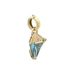 Pendentif - 14 carats Or jaune - 10.05ct. tw. Aigue-marine -