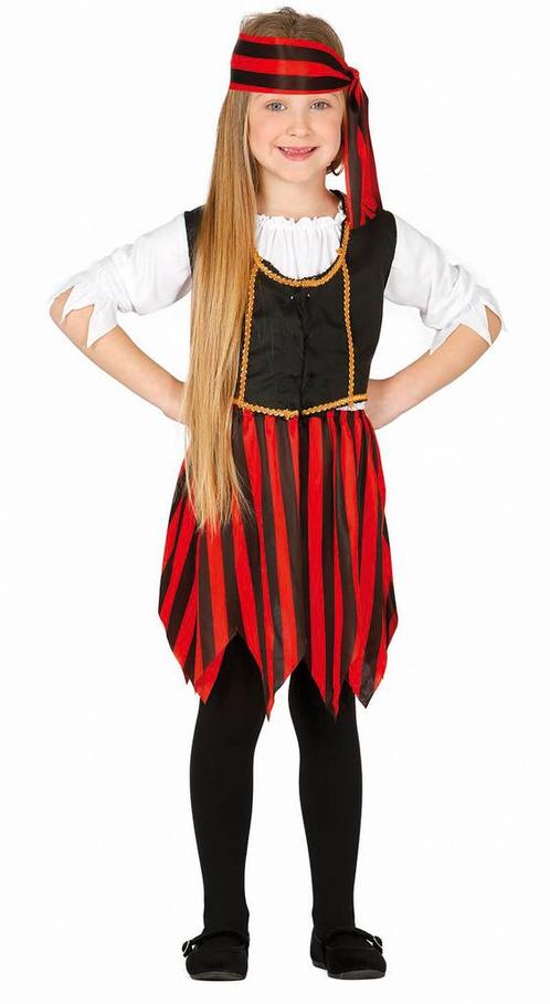 Piraten Kostuum Meisje, Kinderen en Baby's, Carnavalskleding en Verkleedspullen, Nieuw, Verzenden