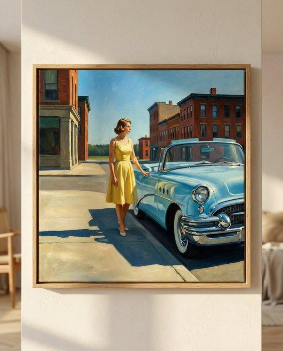 Le Yack - Yellow Summer - Hand signed, Antiek en Kunst, Kunst | Designobjecten