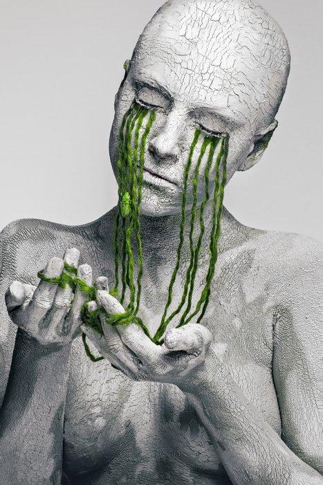 Elena Paraskeva - DROUGHT - XL, Antiek en Kunst, Kunst | Schilderijen | Modern