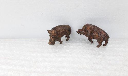P. Chenet - Statue, Stier everzwijn - 4 cm - Bronze, Antiek en Kunst, Curiosa en Brocante