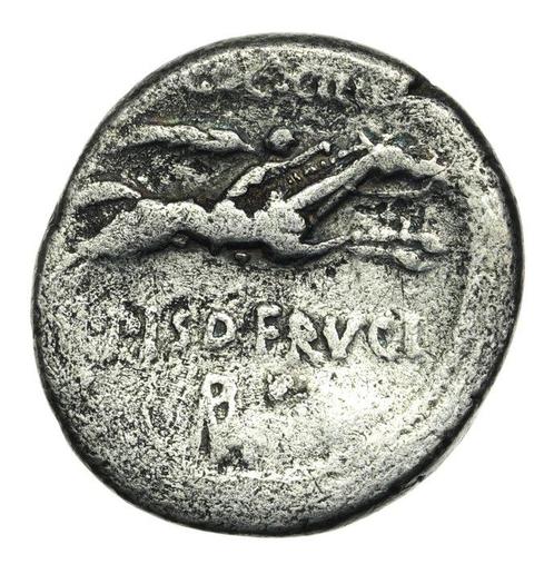 Romeinse Republiek. L. Calpurnius Piso L.f. L.n. Frugi, 90, Postzegels en Munten, Munten | Europa | Niet-Euromunten