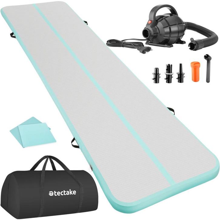 tectake Opblaasbare trainingsmat AirFlexy met elektrische lu, Huis en Inrichting, Overige Huis en Inrichting, Verzenden