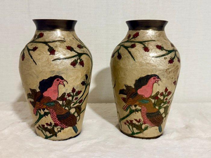 Bloempot - Koper, cloisonné, Antiek en Kunst, Curiosa en Brocante