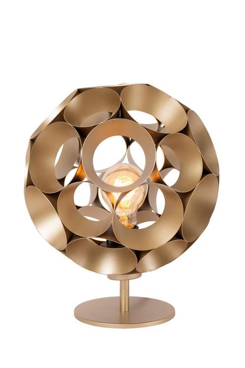 Lucide HANNELORE - Tafellamp - Ø 25 cm - 1xE27 -, Huis en Inrichting, Lampen | Tafellampen, Nieuw, Verzenden