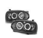 PHARES POUR VOLKSWAGEN VW GOLF MK3 ANGEL EYES FOND NOIR H1 H, Auto-onderdelen, Verzenden, Nieuw