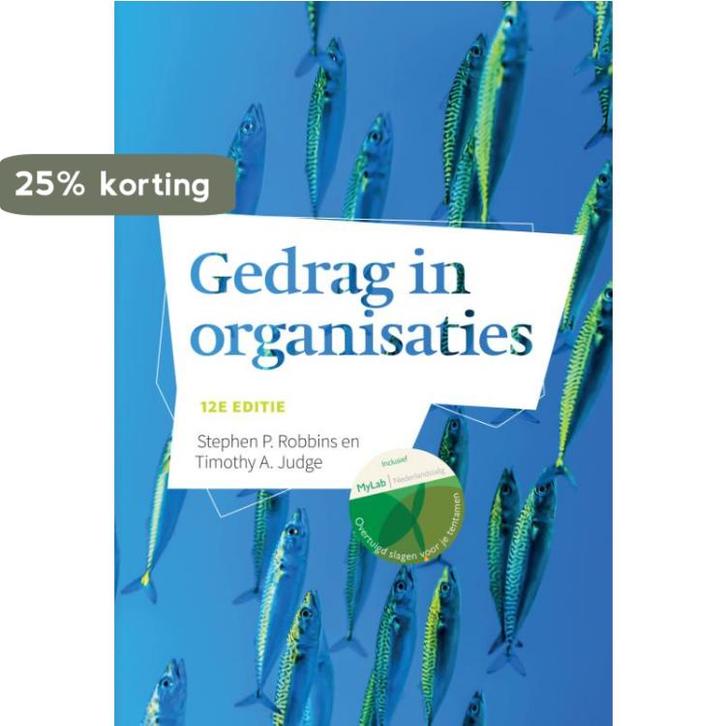 Gedrag in Organisaties, 12 editie met MyLab NL toegangscode, Boeken, Schoolboeken, Gelezen, Verzenden