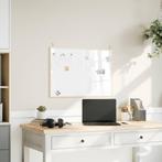 vidaXL Magnetisch whiteboard met massief grenenhouten frame, Zakelijke goederen, Verzenden