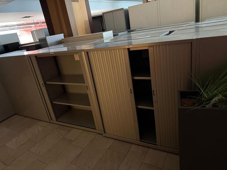 Archiefkast - Roldeurkast - Merk Gispen - 120x120x45 cm, Huis en Inrichting, Kasten | Roldeurkasten en Archiefkasten, Met slot