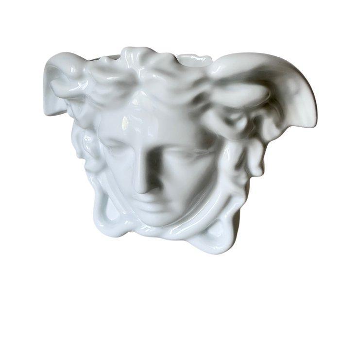 Versace x Rosenthal - Kaarsenstandaard met oor Medusa Grande, Antiek en Kunst, Antiek | Glaswerk en Kristal