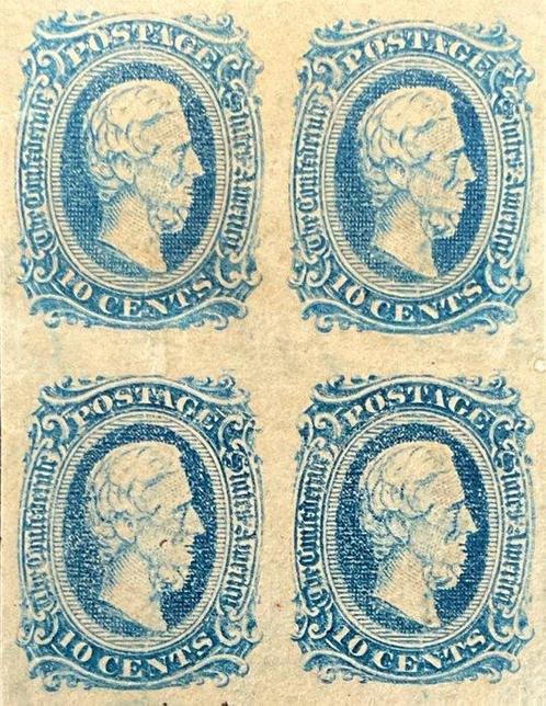 États-Unis 1863 - États confédérés dAmérique - Jefferson, Postzegels en Munten, Postzegels | Amerika