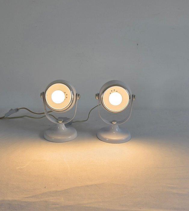 Lampe de table - Métal, Chrome - Deux lampes de table, Antiek en Kunst, Curiosa en Brocante