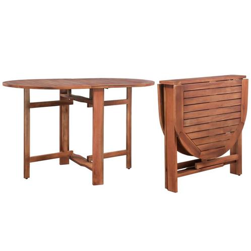 vidaXL Tuintafel 120x70x74 cm massief acaciahout, Tuin en Terras, Tuintafels, Nieuw, Verzenden