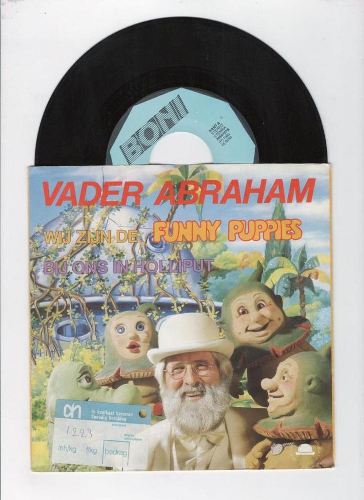 Vader Abraham – Wij Zijn De Funny Puppies / Bij Ons In Holli, Cd's en Dvd's, Vinyl Singles, Ophalen of Verzenden