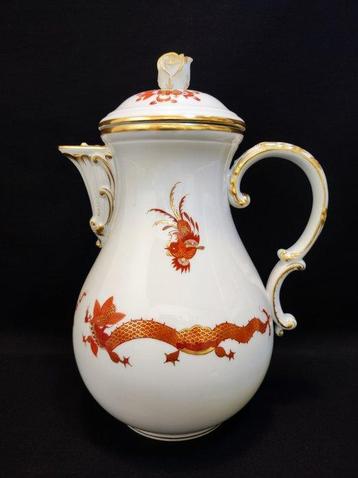 Meissen - Cafetière - groß, Roter Reicher Hofdrache Höhe