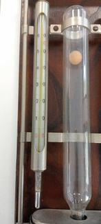 Thermometer - hout en staal - Thermometer, hygrometer
