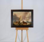 Hendrik Kobell (1751-1779) - Hollandse schepen op zee