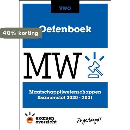 ExamenOverzicht - Oefenboek Maatschappijwetenschappen VWO, Boeken, Schoolboeken, Gelezen, Verzenden