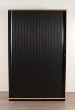 Werndl roldeurkast, peer/zwart, 190 x 120 cm, incl. 4 leg..., Maison & Meubles, Ophalen of Verzenden