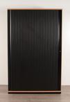 Werndl roldeurkast, peer/zwart, 190 x 120 cm, incl. 4 leg...
