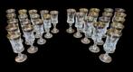 BOHEMIA - Wijnglas - .750 (18 kt) goud, Kristal, Antiek en Kunst