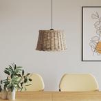 vidaXL Plafondlampenkap Ø45x28 cm wicker bruin, Huis en Inrichting, Verzenden, Nieuw
