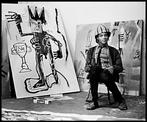 Pierre Houles (1945) - Jean Michel Basquiat in his studio, Antiek en Kunst