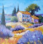 NOLAC - Toile originale de NOLAC Provence Entre Moustiers