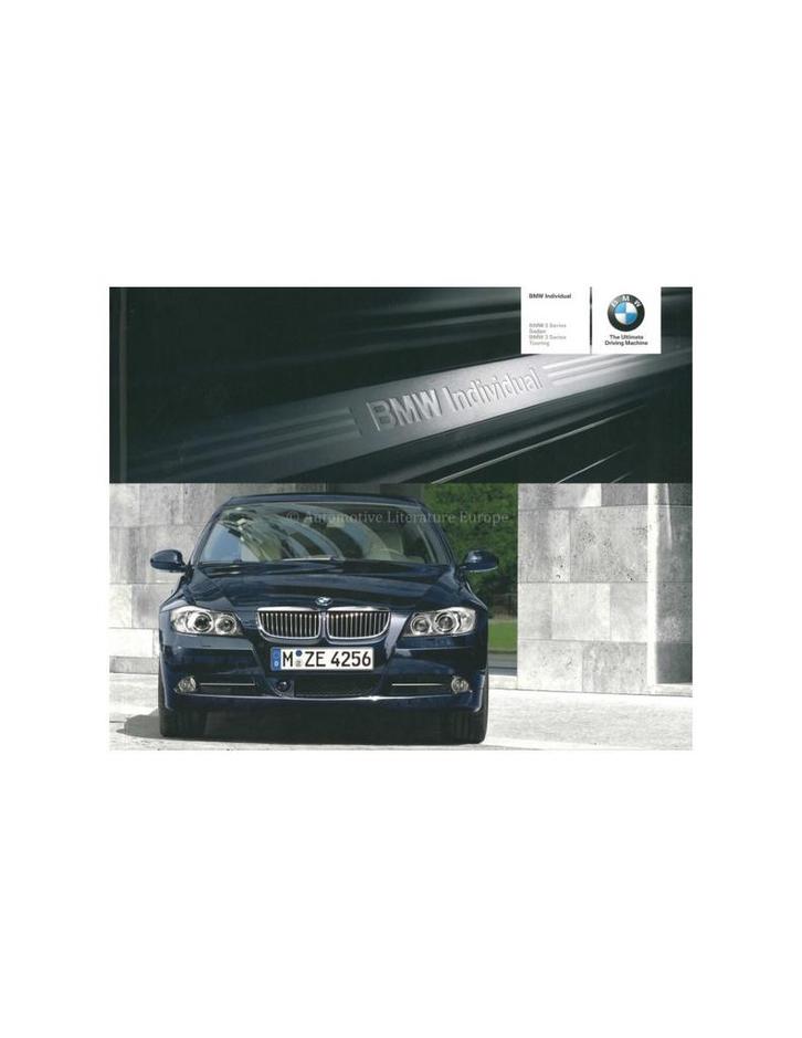 2006 BMW 3 SERIE SEDAN / TOURING INDIVIDUAL HARDCOVER BROC.., Livres, Autos | Brochures & Magazines, Enlèvement ou Envoi